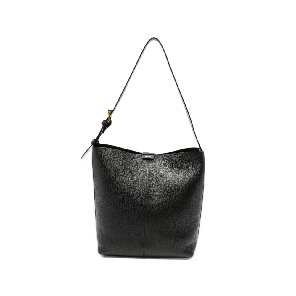 Saudade Pebbled-Leather Tote Bag