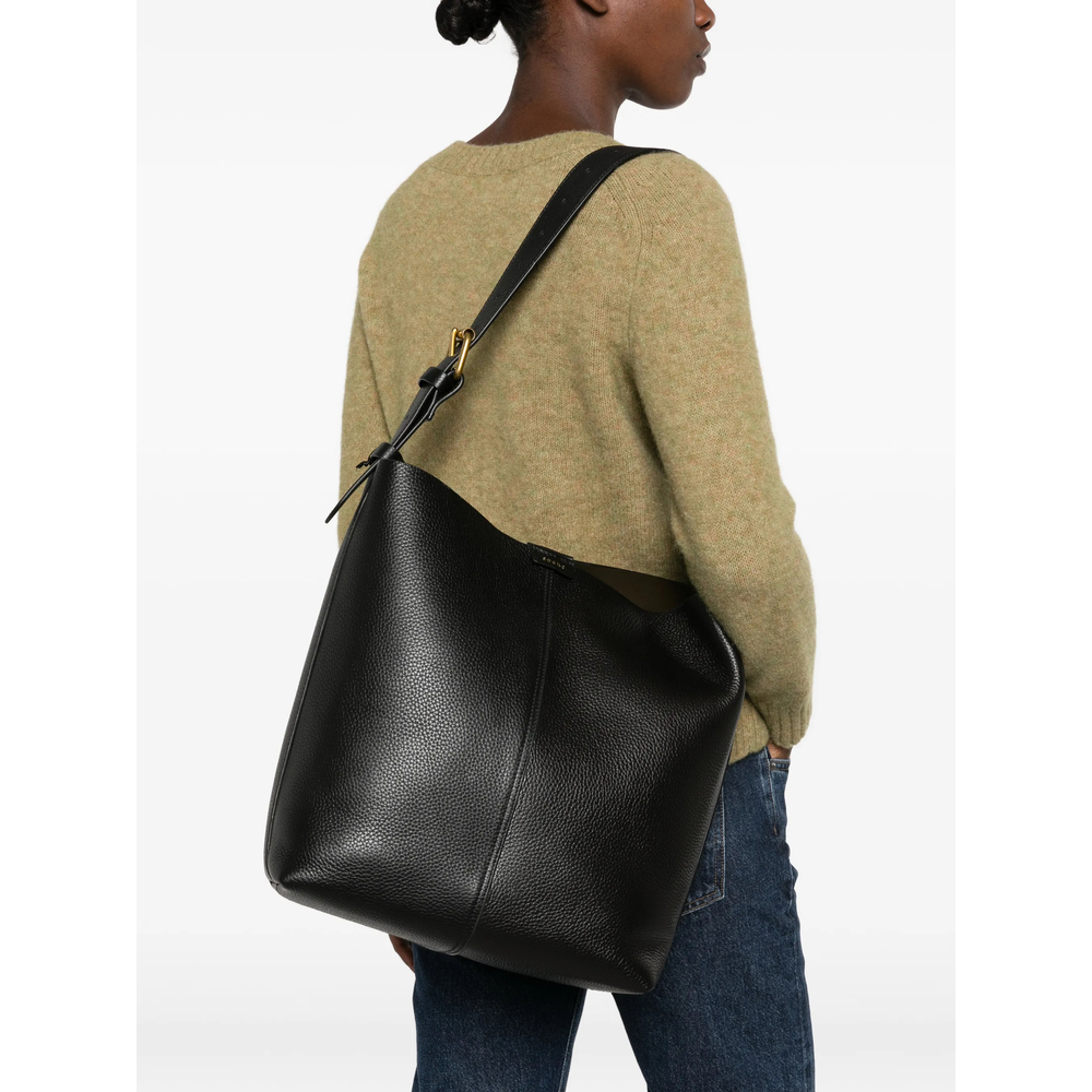 Saudade Pebbled-Leather Tote Bag