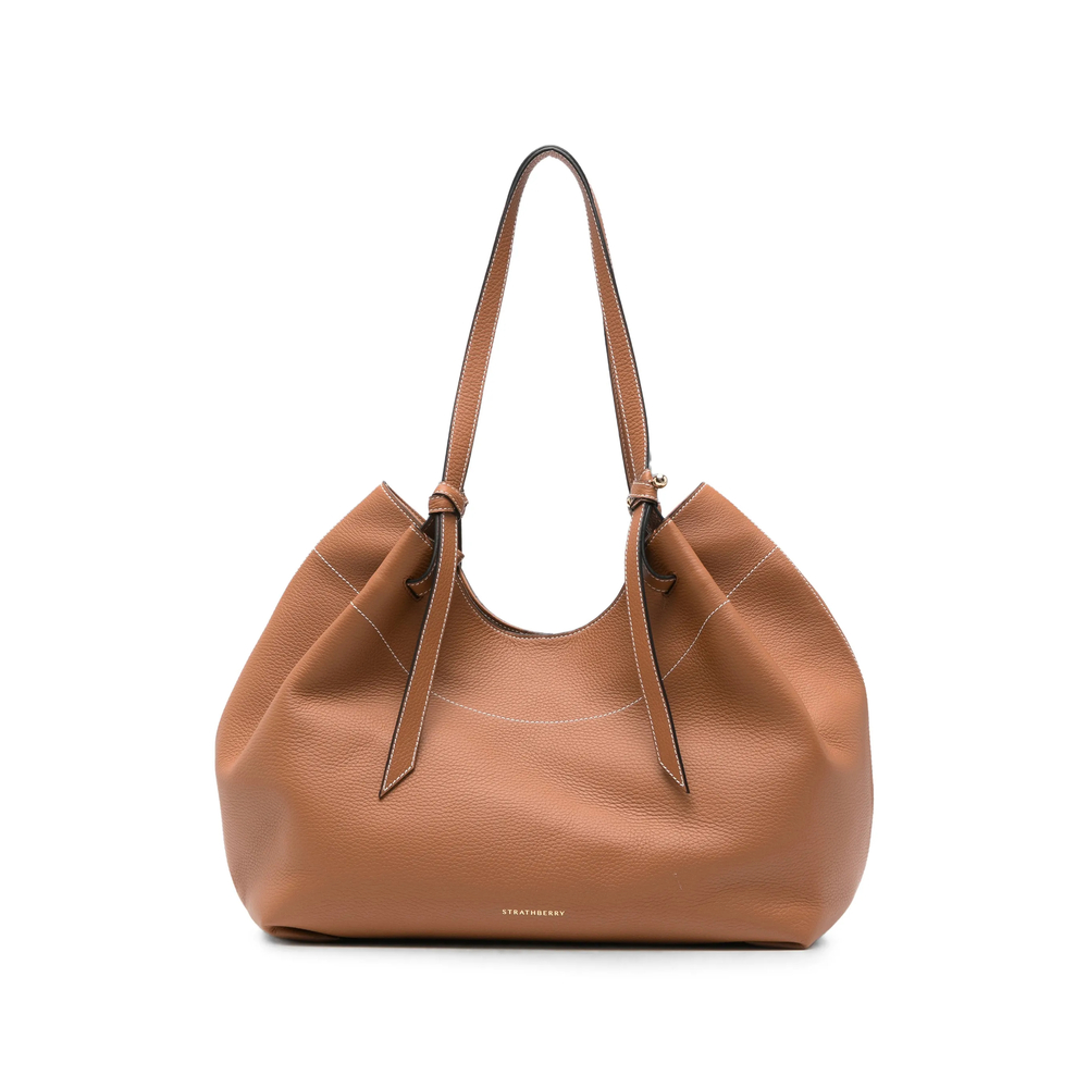 Barra Contrast-Stitch Shoulder Bag