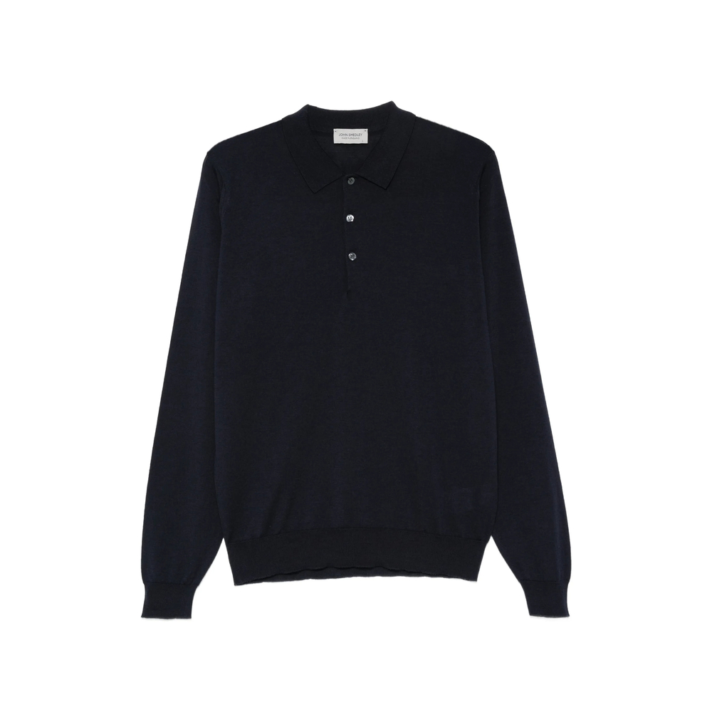 John Smedley Belpert Long-sleeve Polo Sweater