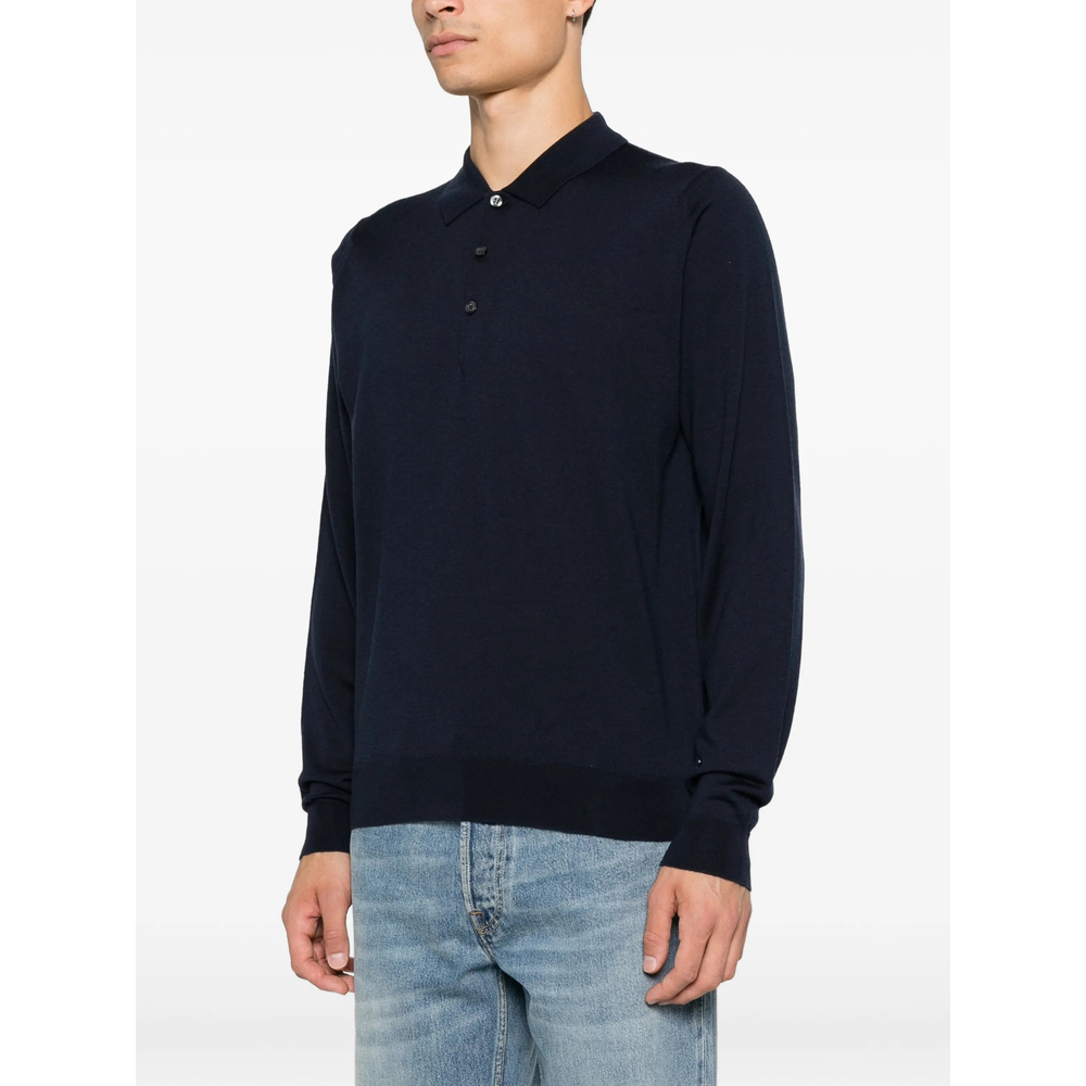 Belpert Long-Sleeve Polo Sweater