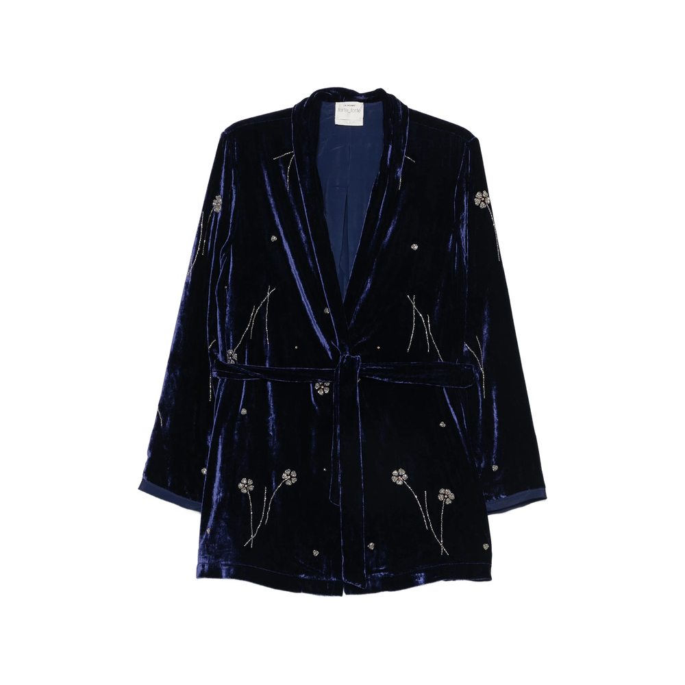 Forte Forte Fleurs D'orient Crystal-embellished Kimono