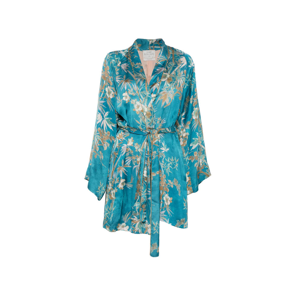 Forte Forte Floral-print Belted Jacket