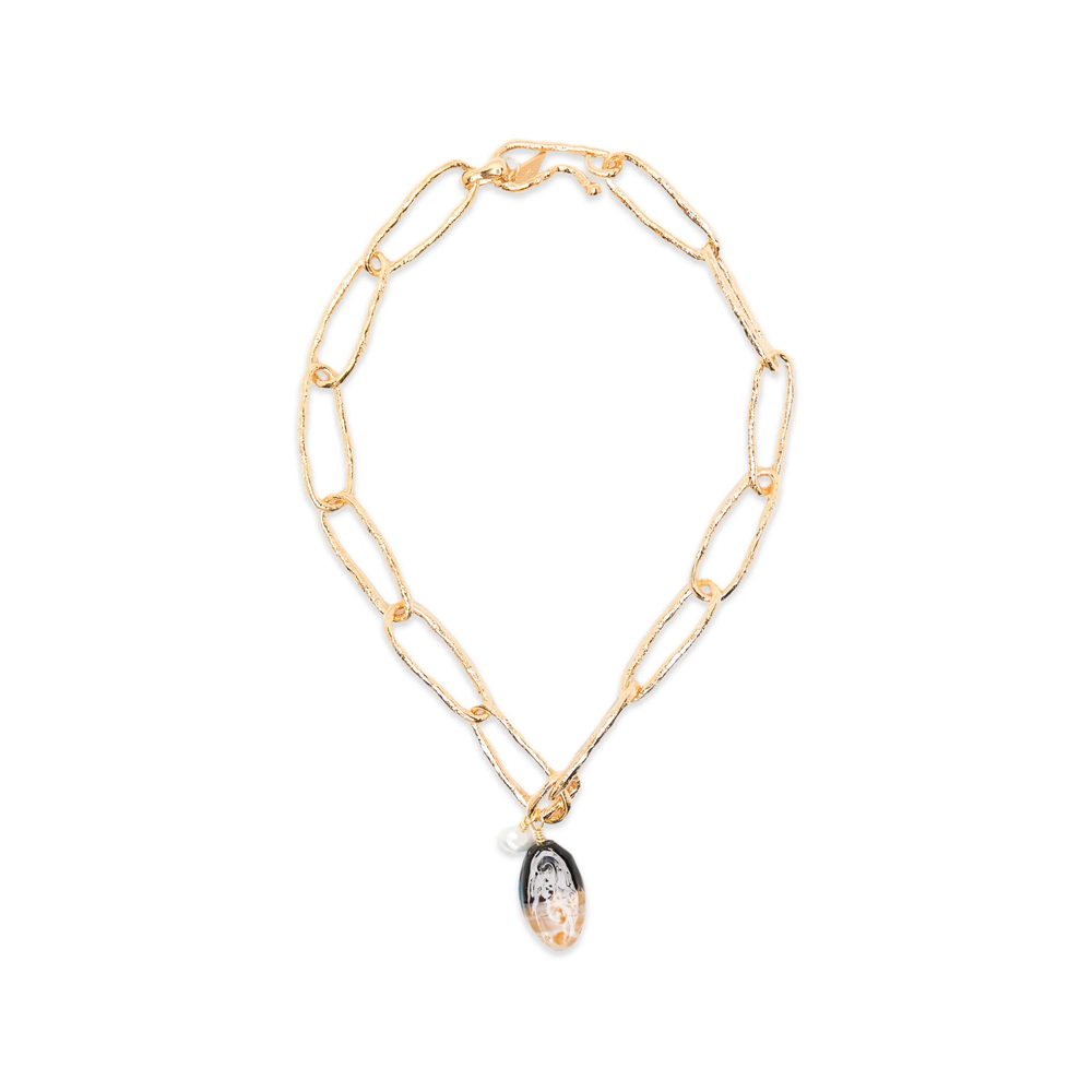 Forte Forte Glass-pendant Pearl-detail Necklace