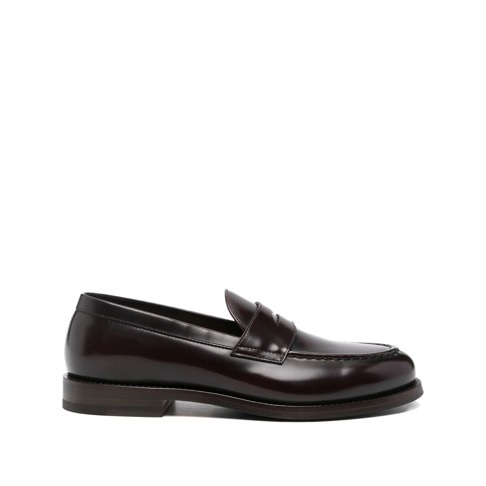 Henderson Baracco Leather Penny Loafers