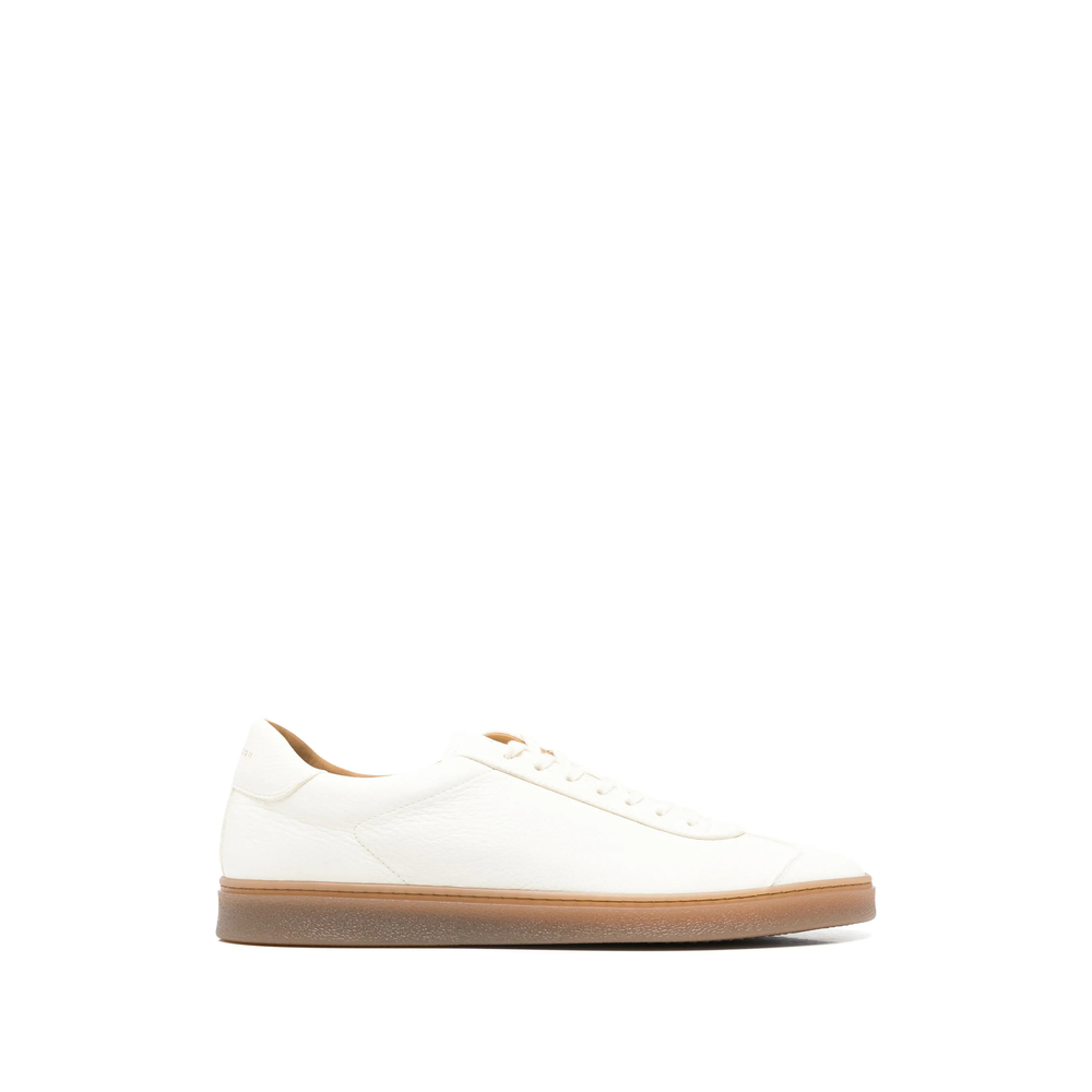 Henderson Baracco Grained Leather Sneakers