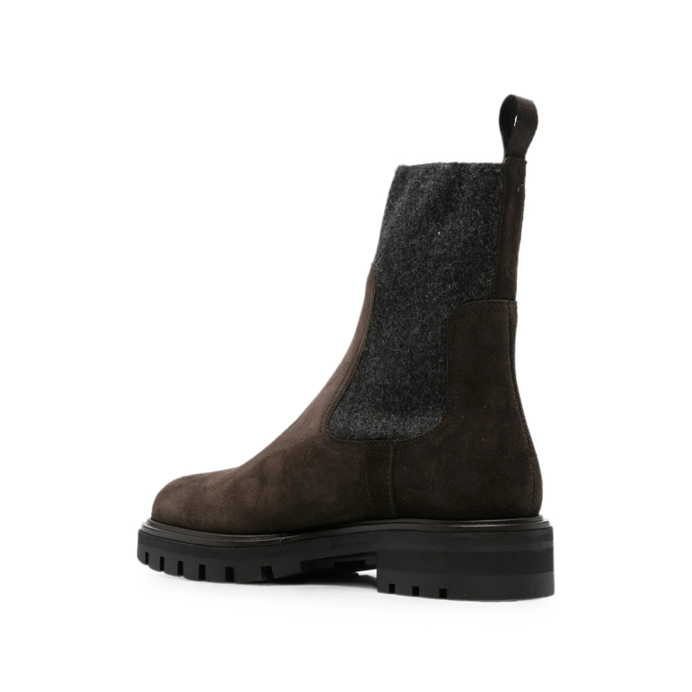 Ella Suede Panelled Boots