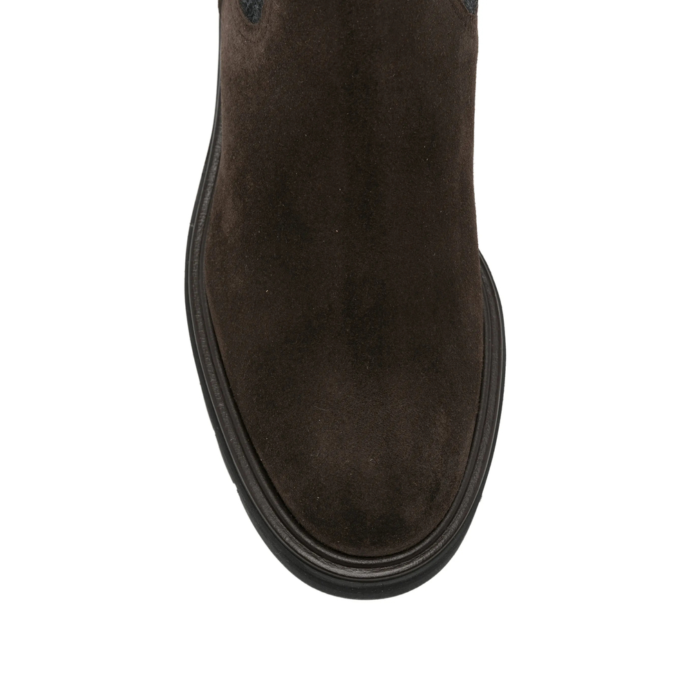 Ella Suede Panelled Boots
