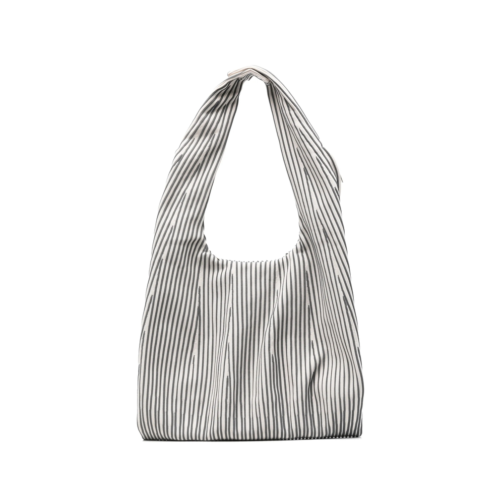 Cfcl Large Dayfuku Striped Pleated Shoulder Bag