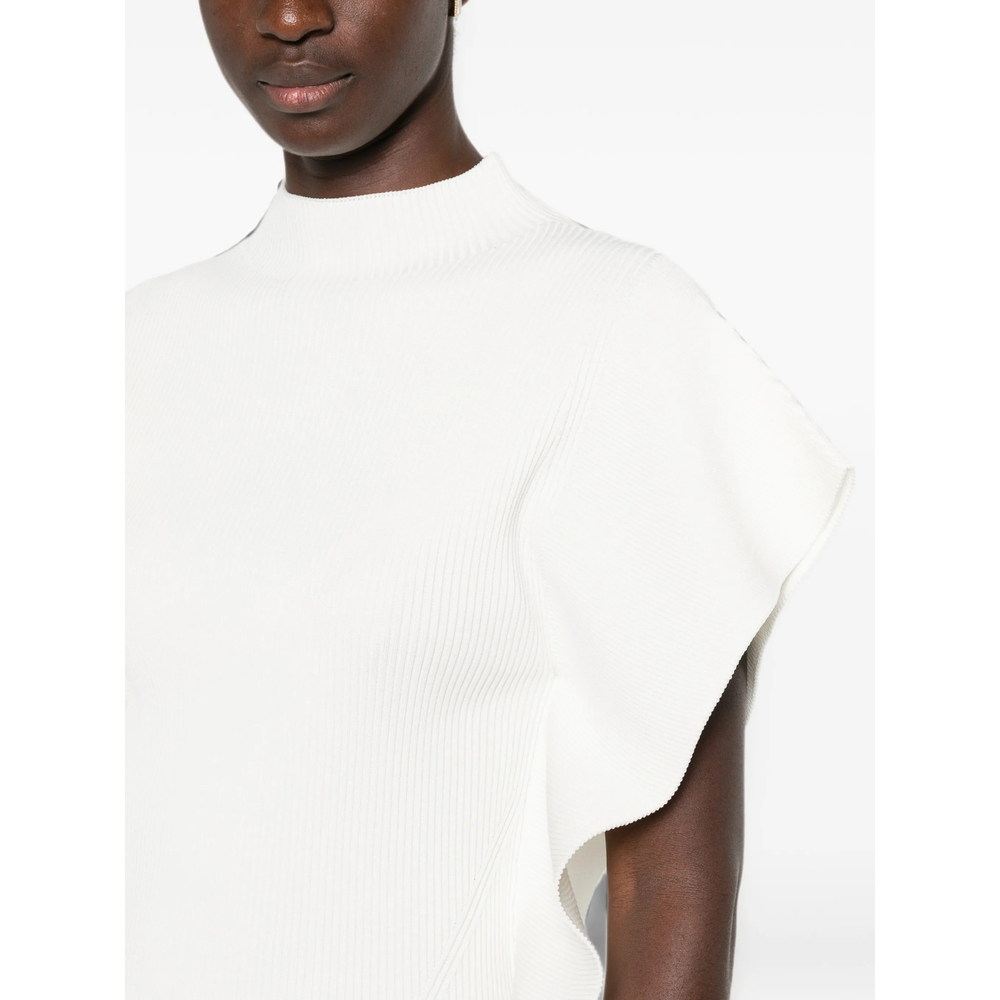 Portrait Ruffled-Sleeve Top