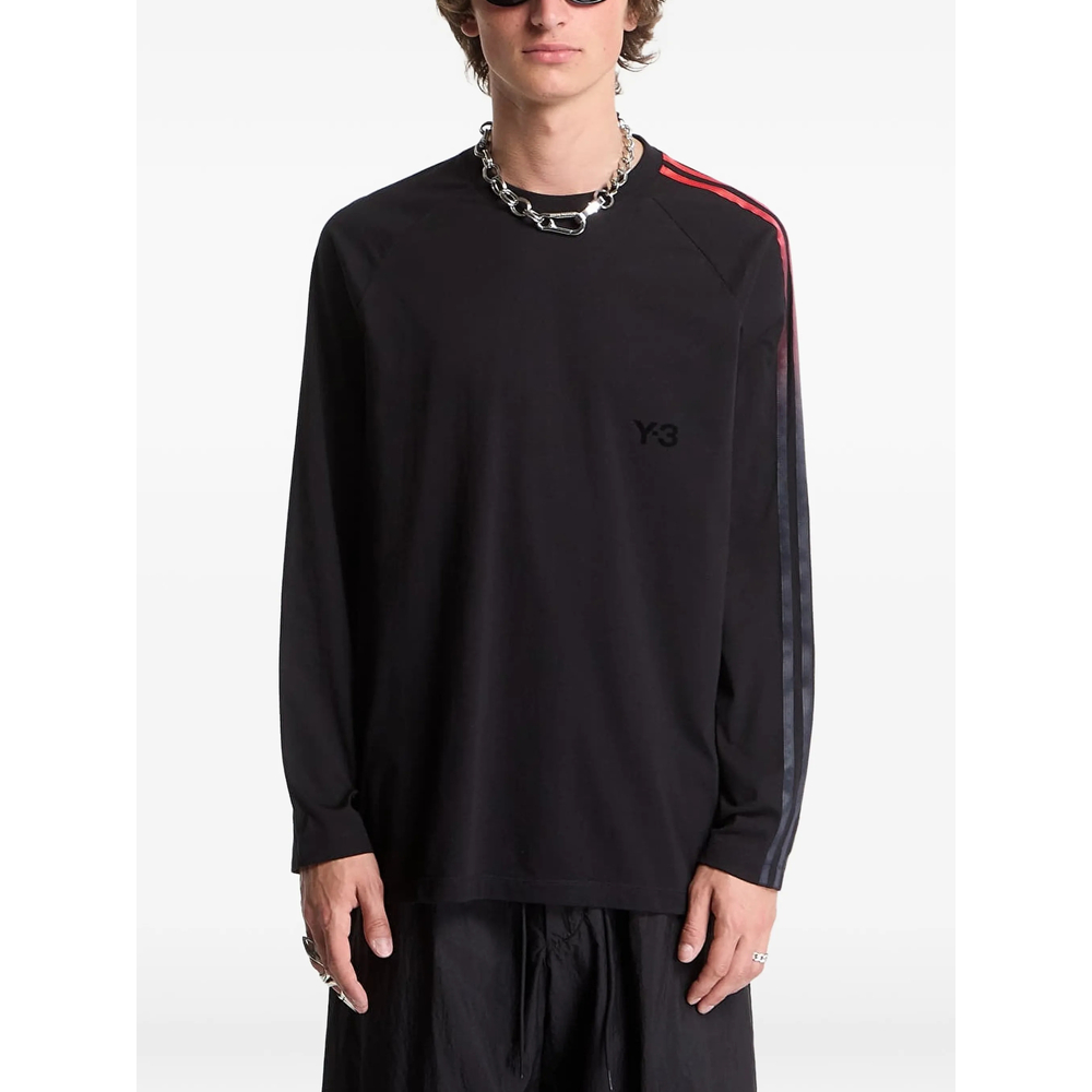 Y-3 Raglan-sleeve Side-stripe T-shirt