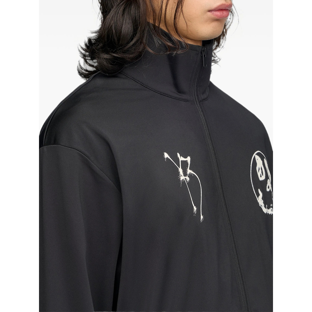 X Adidas Graphic-Print Zip-Up Sweater