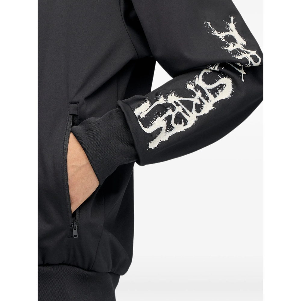 X Adidas Graphic-Print Zip-Up Sweater