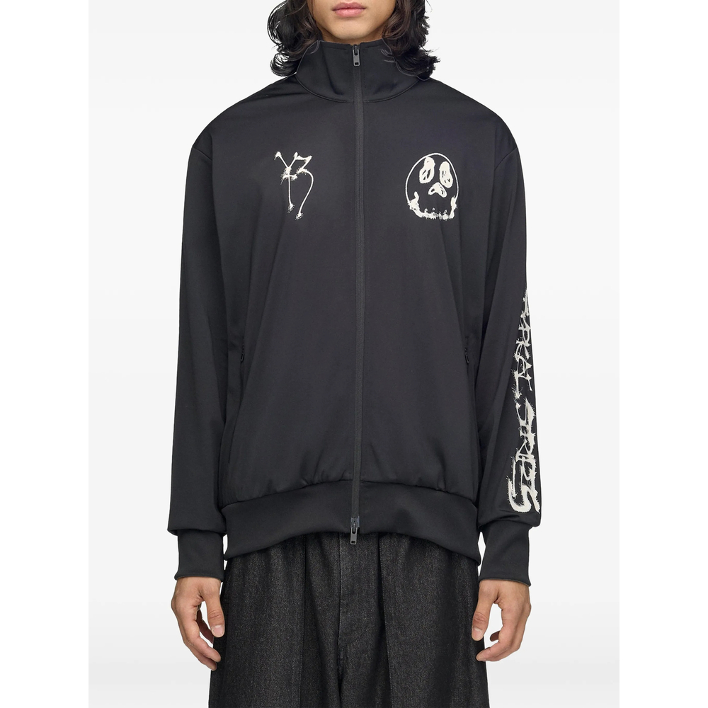 X Adidas Graphic-Print Zip-Up Sweater