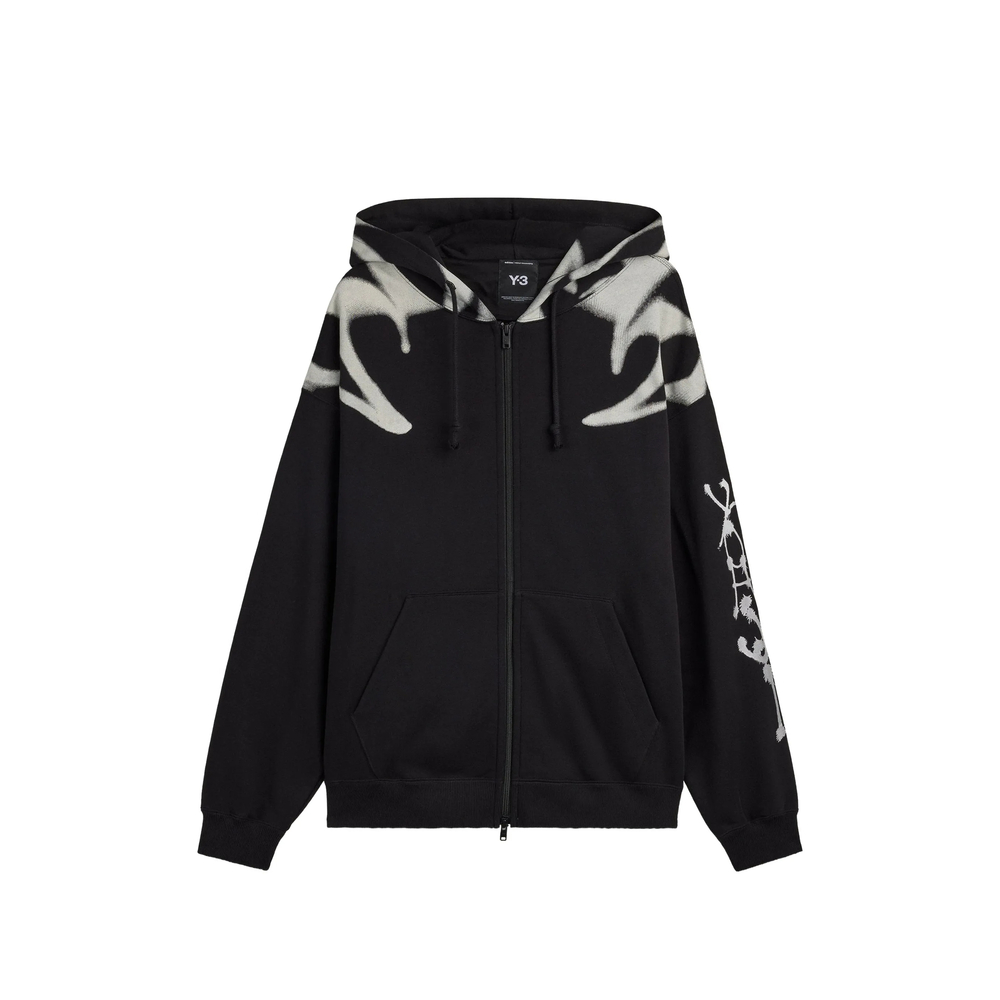 Y-3 Chito Graphic French-terry Zip Hoodie