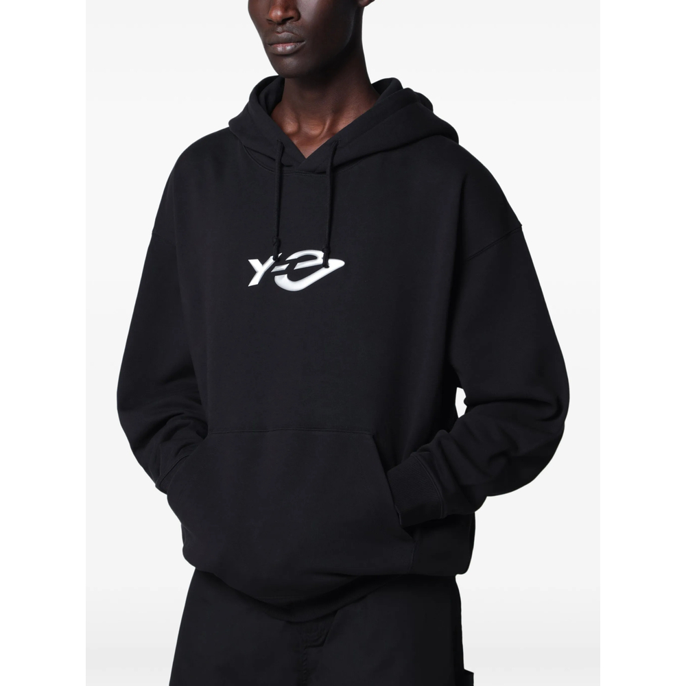 Y-3 Logo-print Drawstring Hoodie