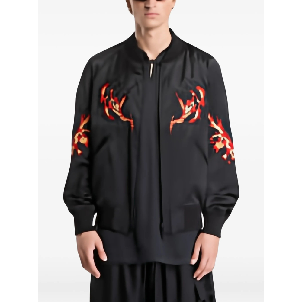 Y-3 Embroidered Zip-up Jacket