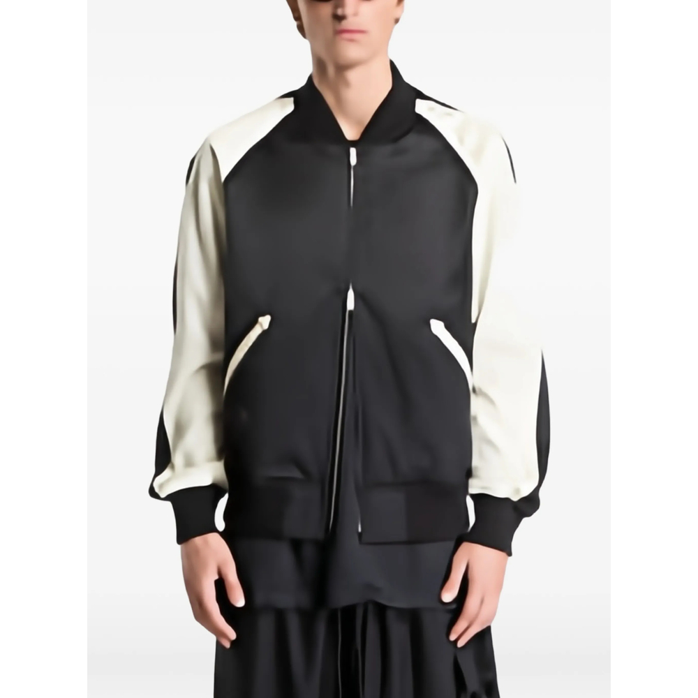 Y-3 Liquid-Logo Satin Souvenir Jacket