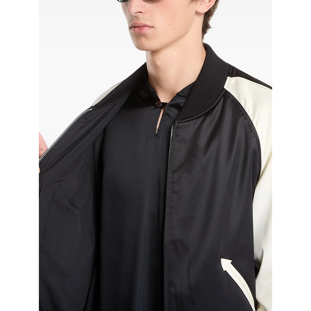 Y-3 Liquid-Logo Satin Souvenir Jacket