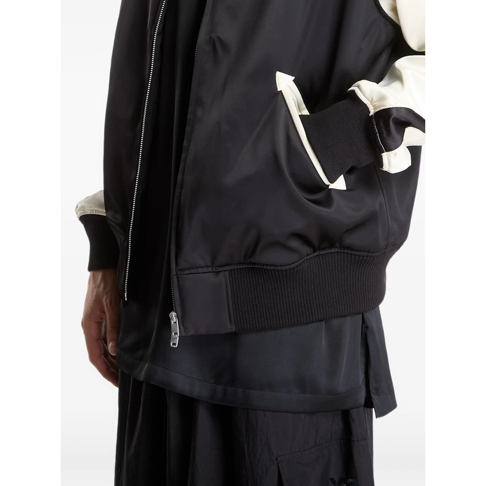Y-3 Liquid-Logo Satin Souvenir Jacket