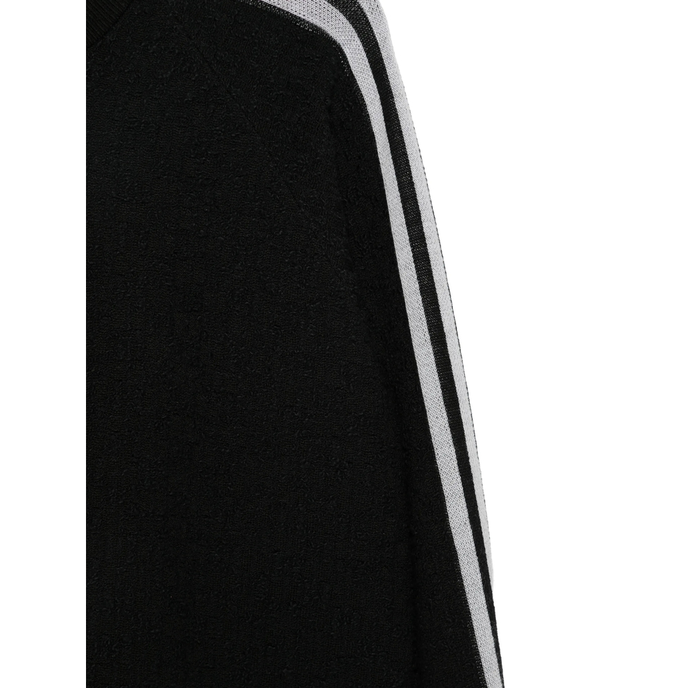 Fringed-Detail Side-Stripe Sweatshirt
