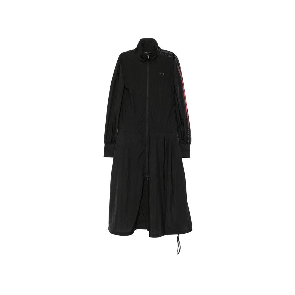 Y-3 Logo-print Zip-fastening Midi Dress
