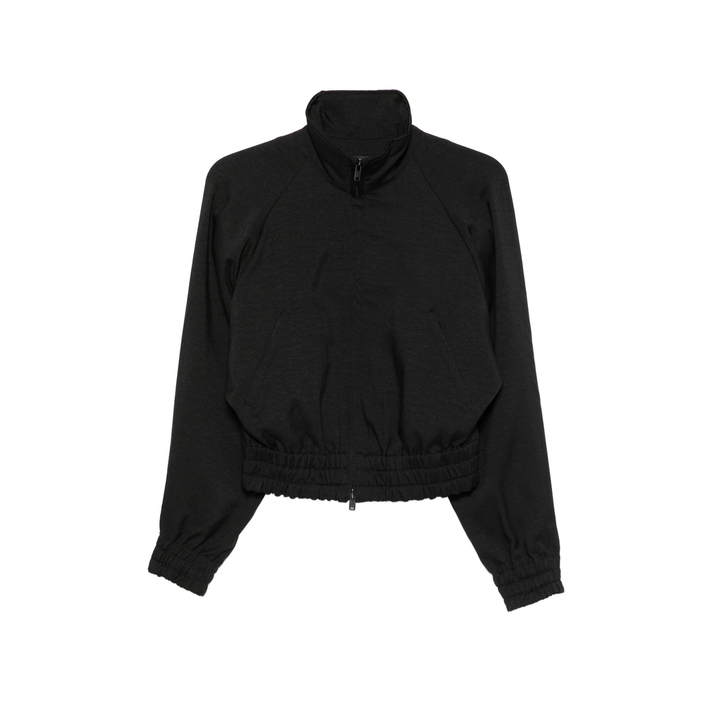 Y-3 Button-detail Elasticated-waist Jacket