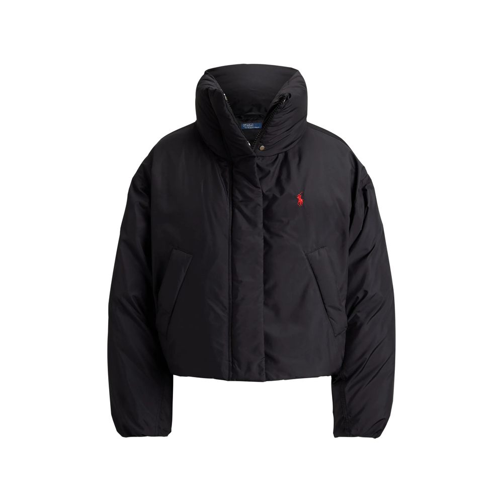 Button-Fastening Puffer Jacket