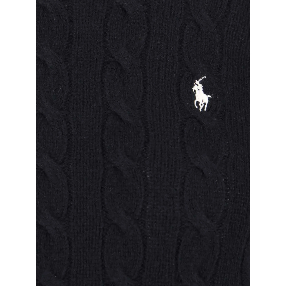 Pony-Motif Cable-Knit Sweater