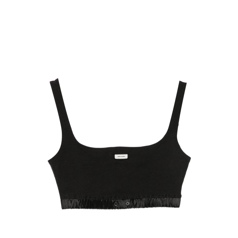 Logo-Patch Cropped Top
