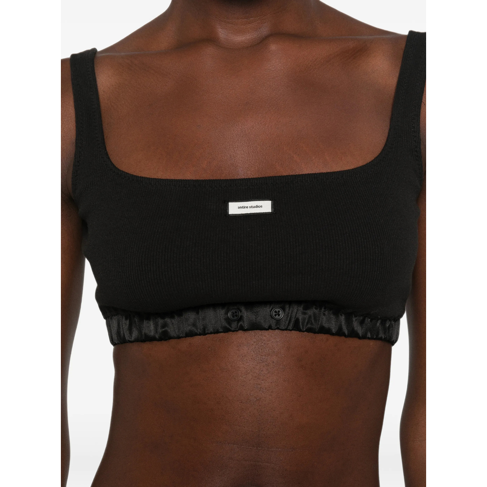 Logo-Patch Cropped Top