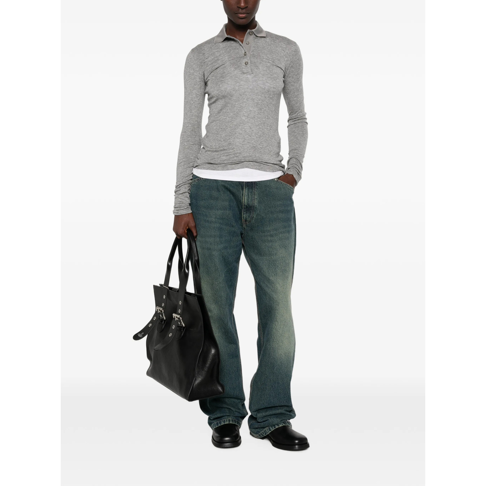 Long-Sleeve Polo