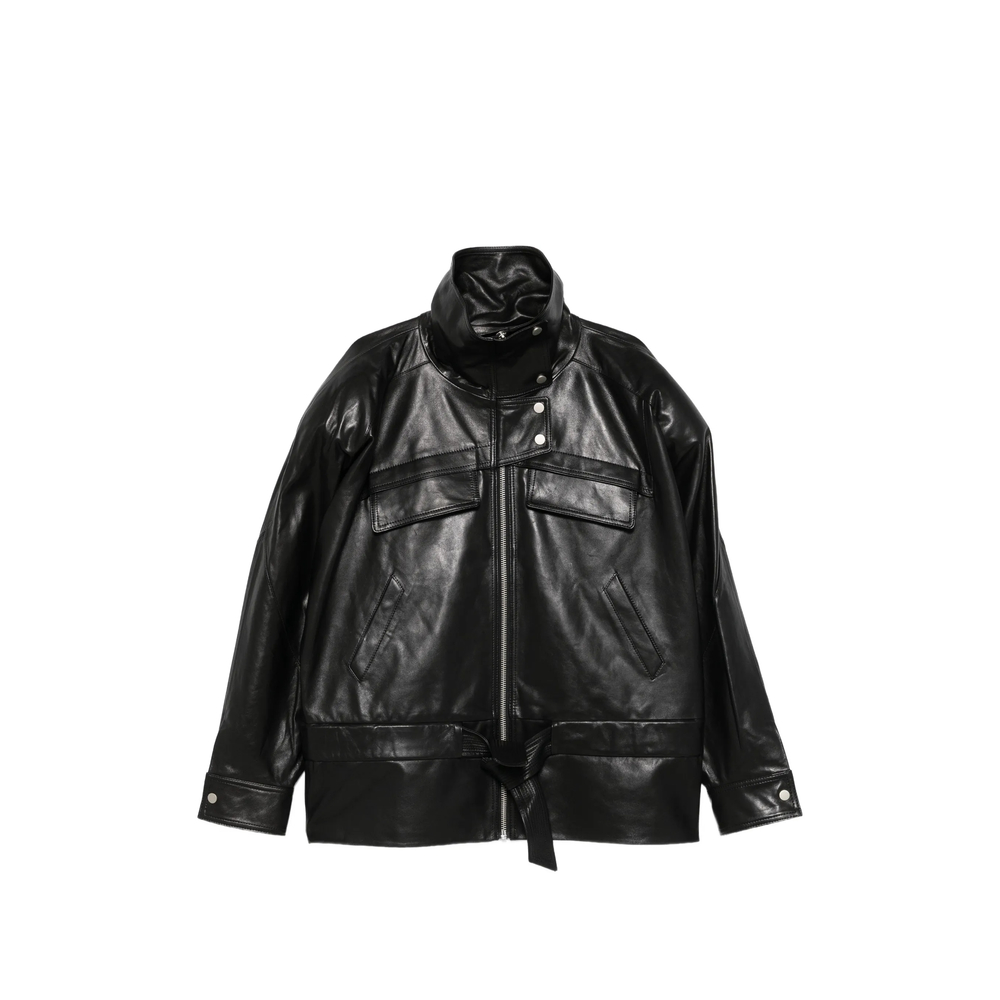 Sol Belted High-Neck Jacket