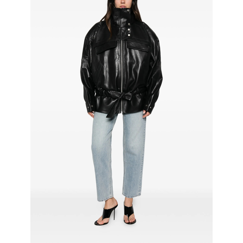 Sol Belted High-Neck Jacket
