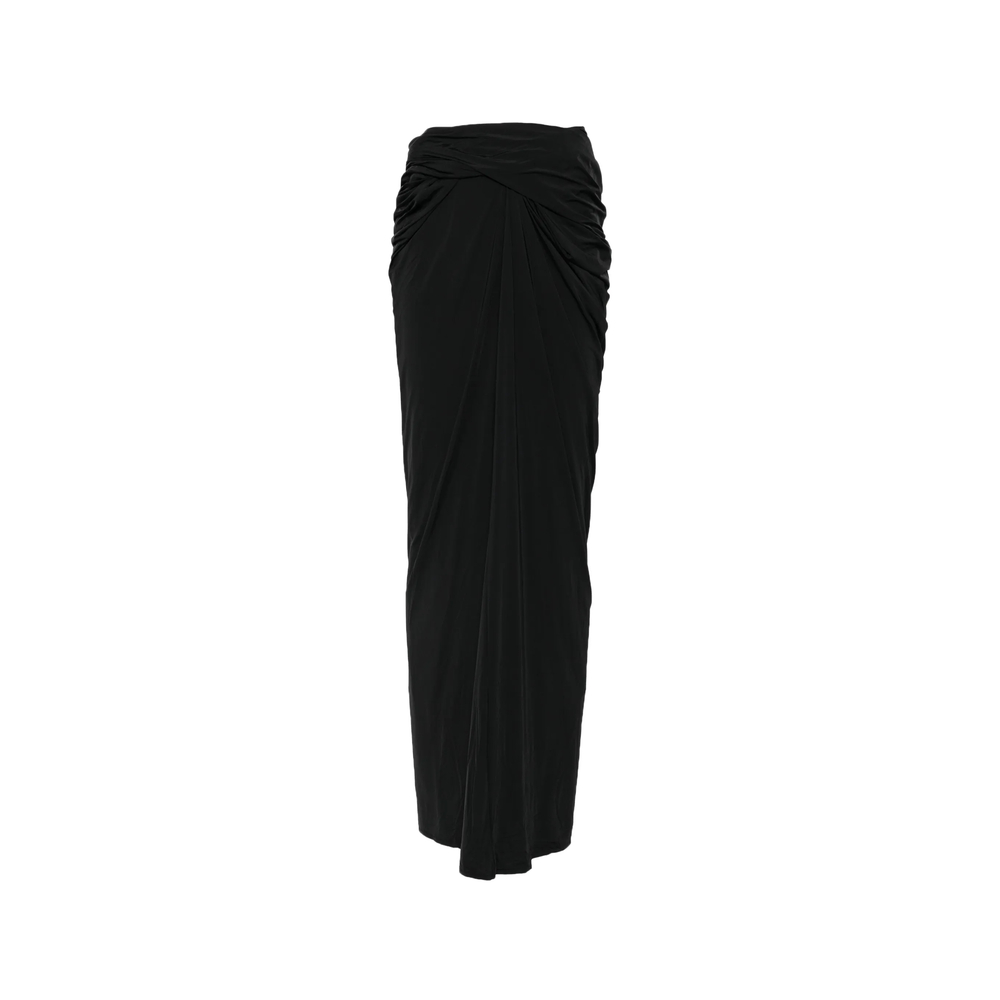 Interlock Ruched Draped Maxi