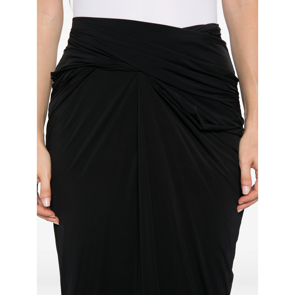 Interlock Ruched Draped Maxi