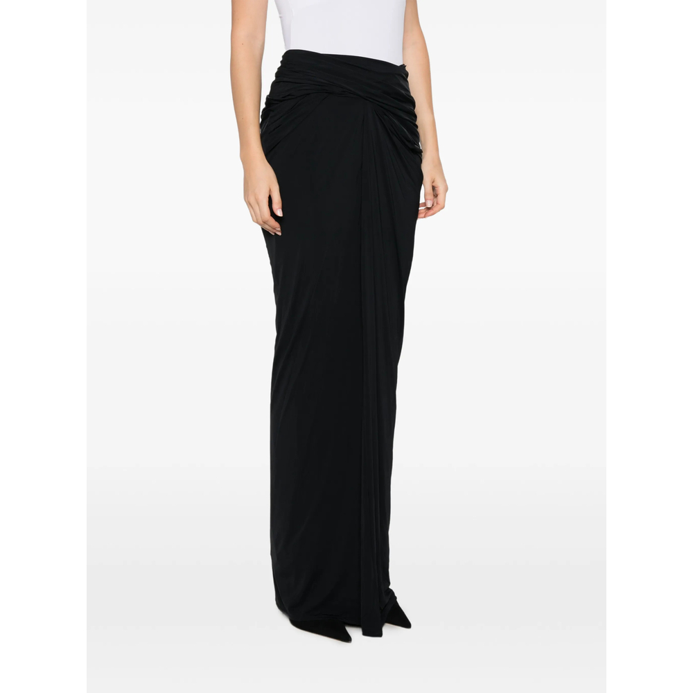 Interlock Ruched Draped Maxi