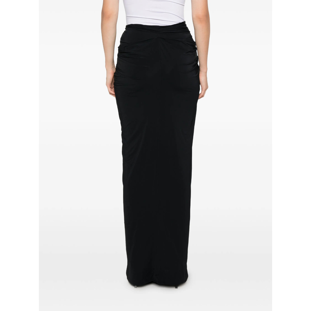 Interlock Ruched Draped Maxi