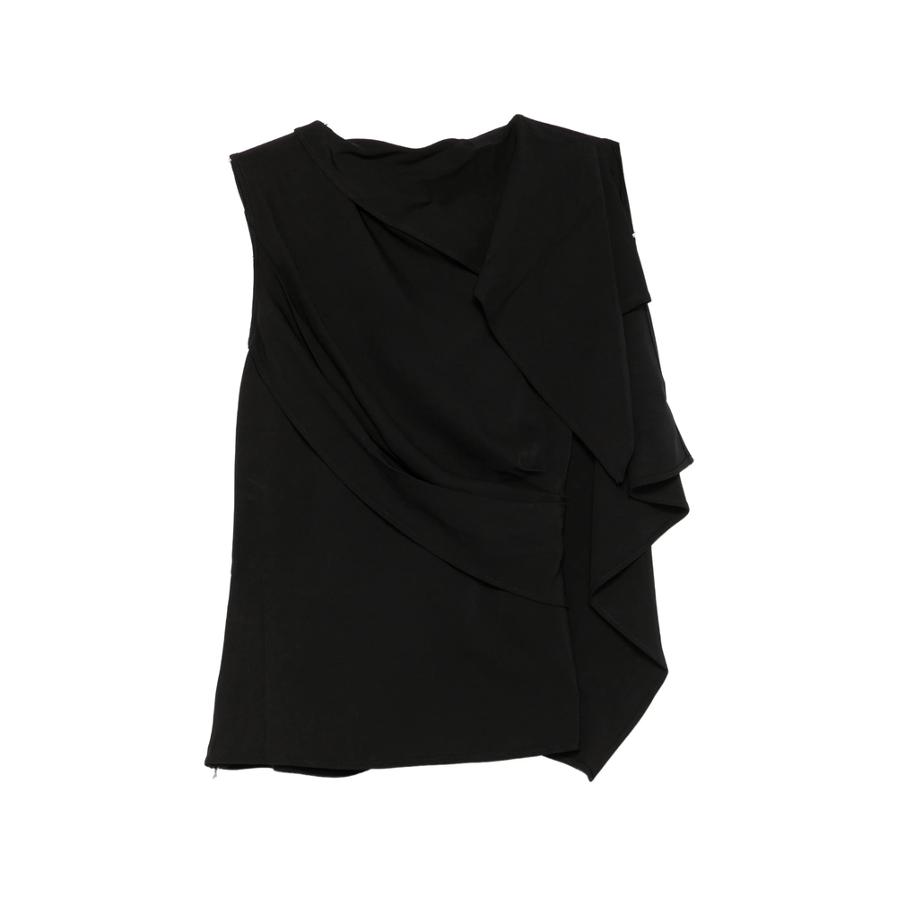 Entire Studios Odeon Asymmetric Draped Top