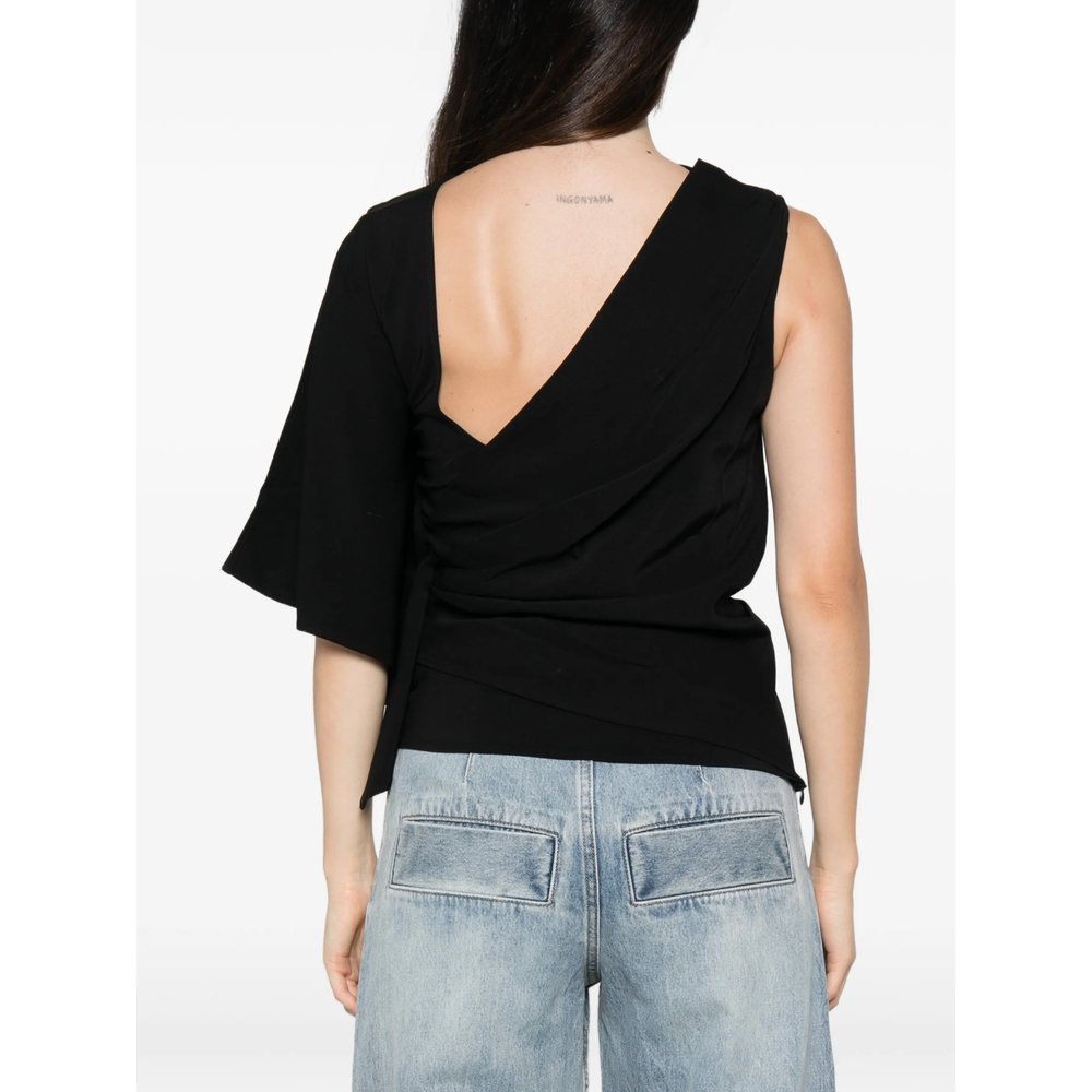 Odeon Asymmetric Draped Top