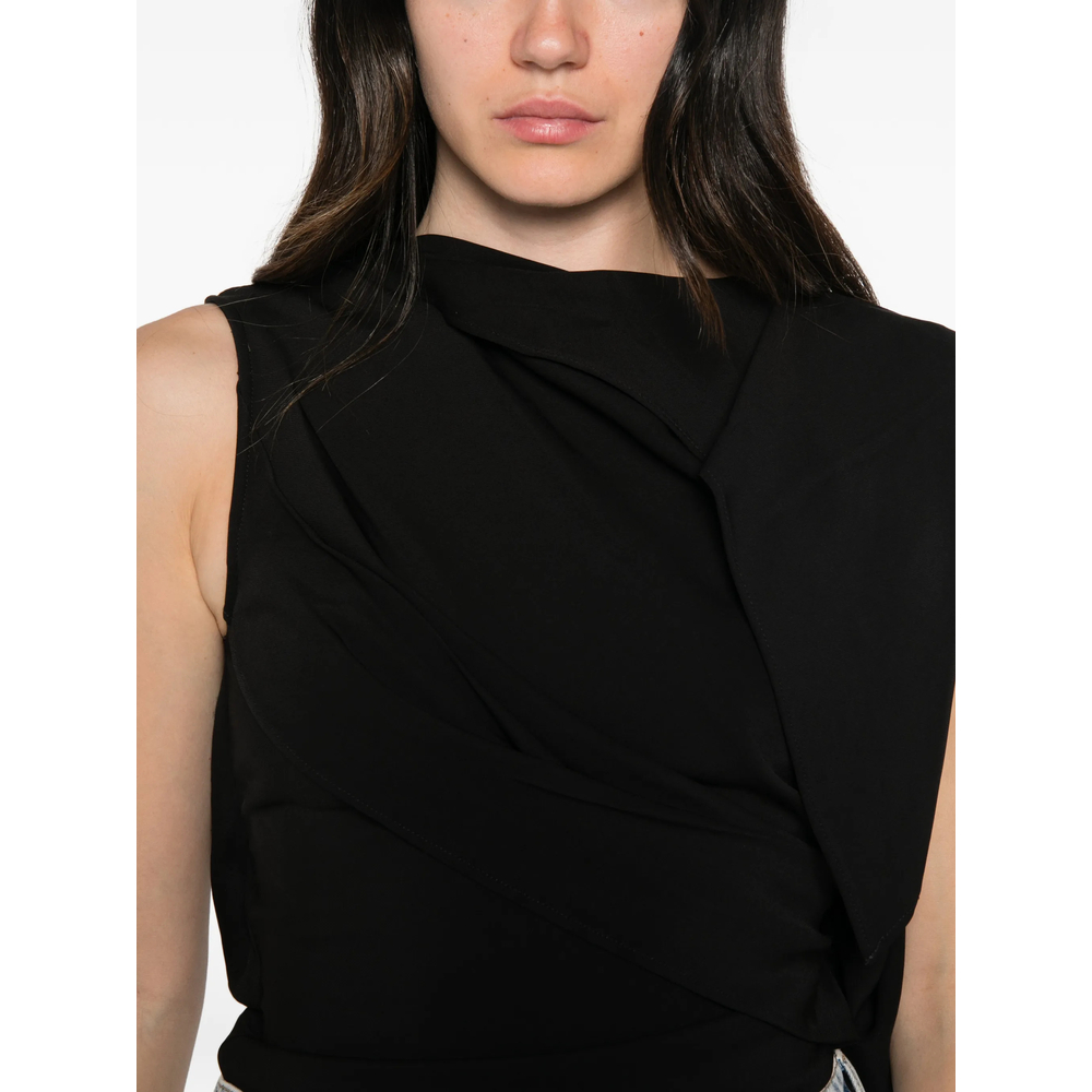 Odeon Asymmetric Draped Top