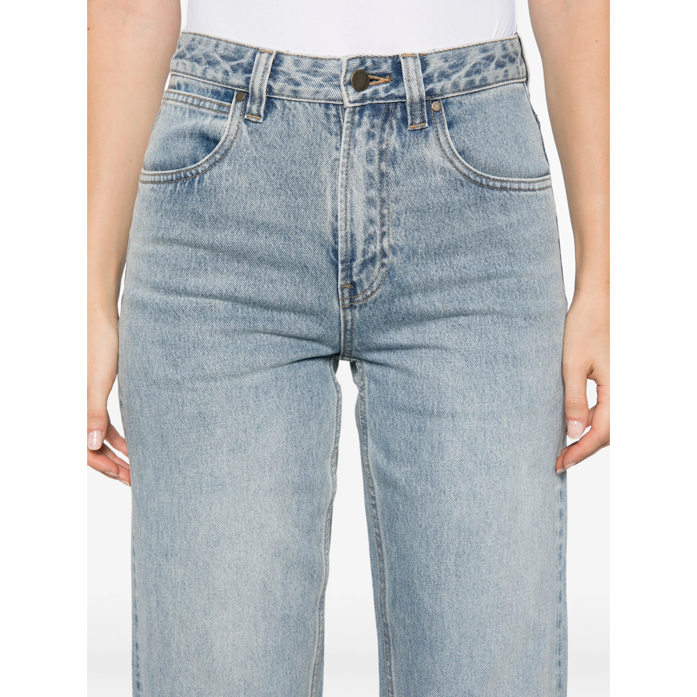 Seth Washed Straight-Leg Jeans
