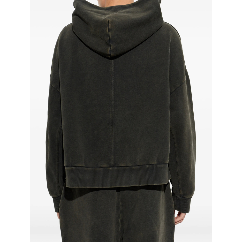 Washed Cotton-Jersey Hoodie