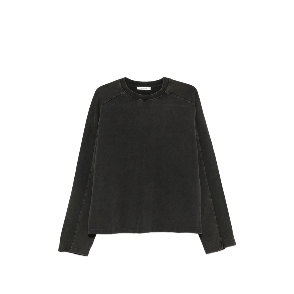 Faded-Effect Long-Sleeve T-Shirt