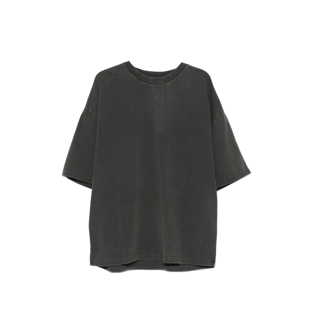 Washed-Effect Drop-Shoulder T-Shirt
