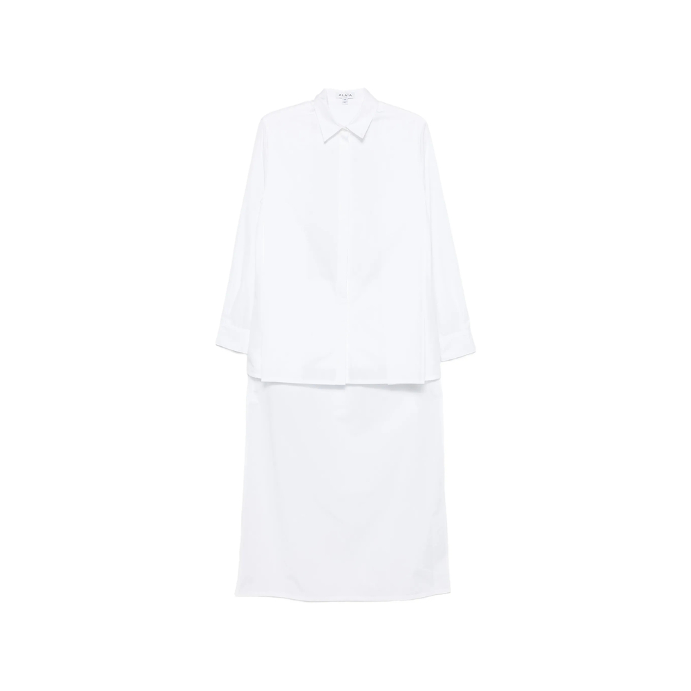 Alaïa Asymmetric Cotton Shirt
