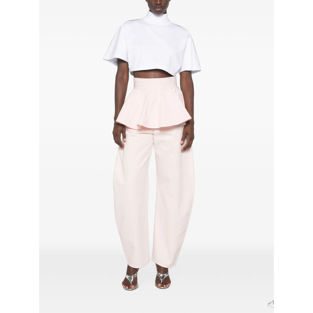 Alaïa Denim Peplum Belt