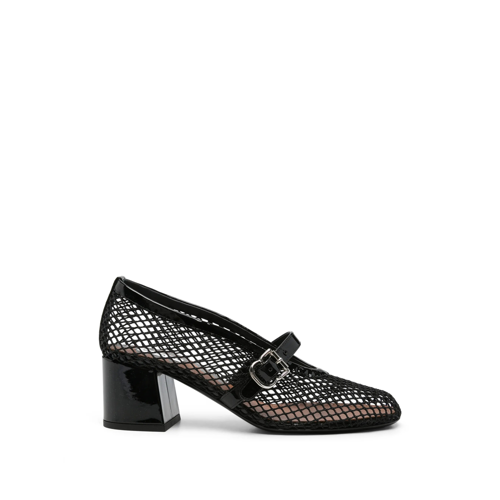 Alaïa Fishnet Buckle-fastening Pumps