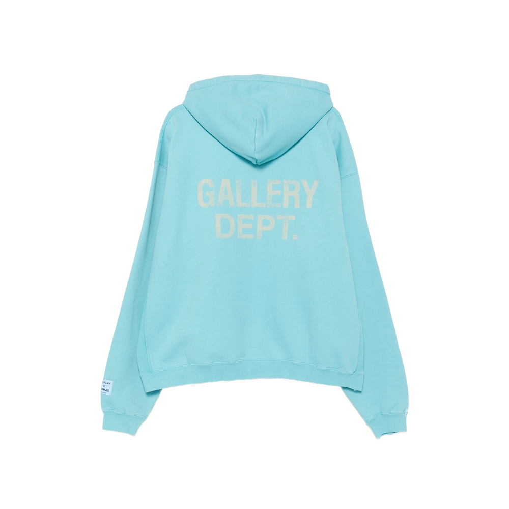 Gallery Dept. Paint-Splatter Logo-Print Hoodie
