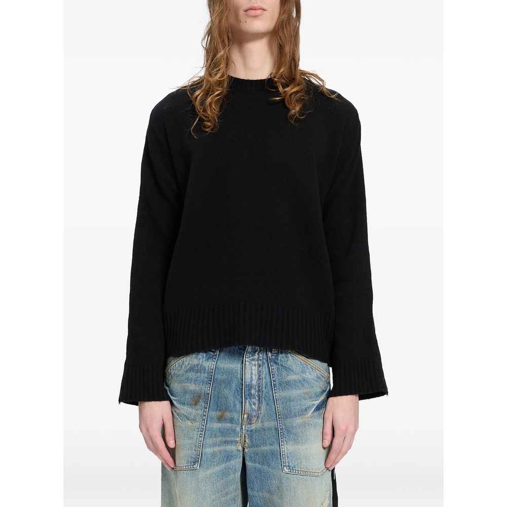 Westy Open-Knit Tie-Fastening Sweater